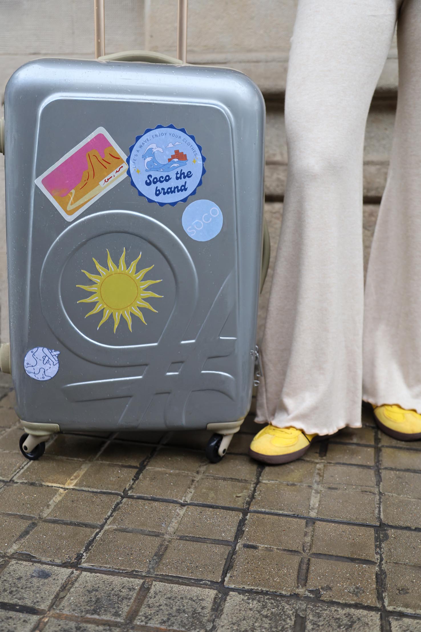 jersey algodon beige