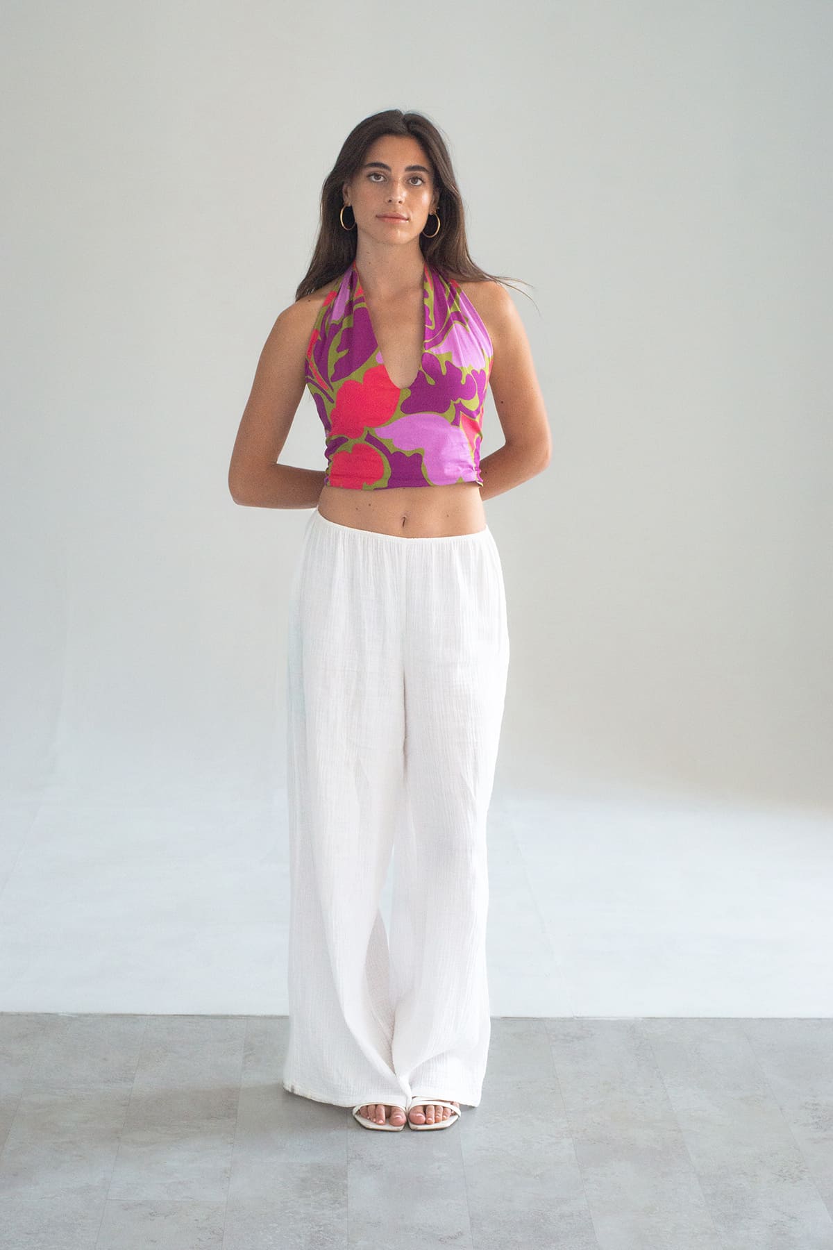 Tpo con estampado floral 