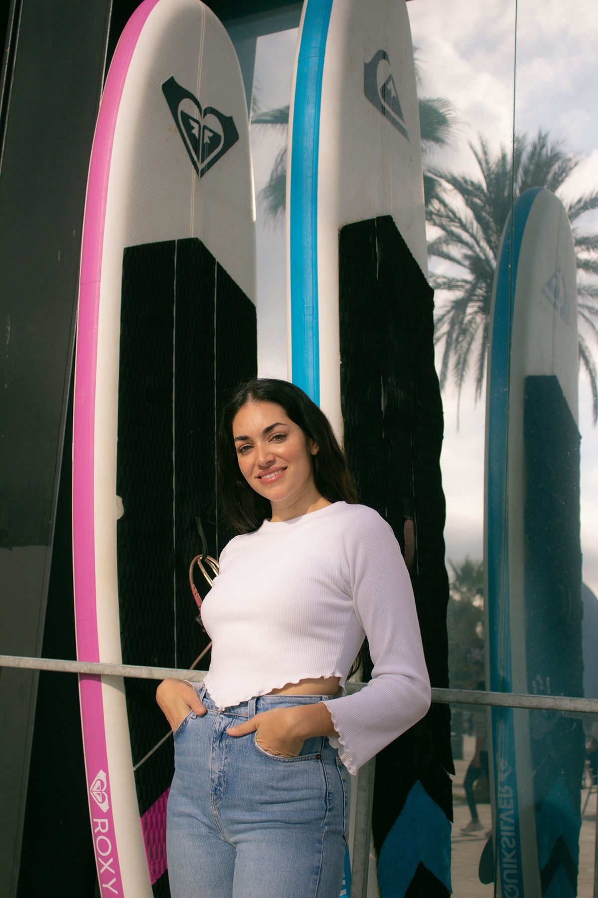 camiseta blanca larga